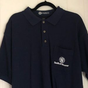 Navy Blue Smith & Wesson Polo Shirt